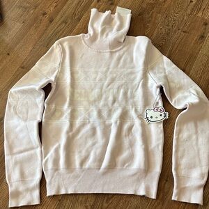 Hello Kitty Light Pink Cowl Neck Sweater